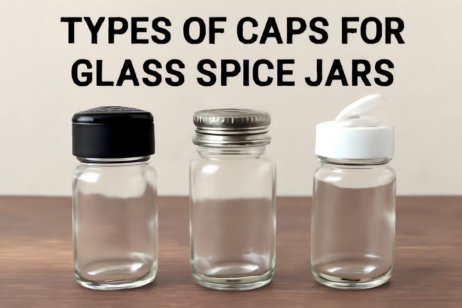 Types of Caps for Glass Spice Jars
