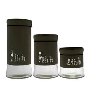 Custom Glass Food Storage Containers for Kitchens 8 黑色