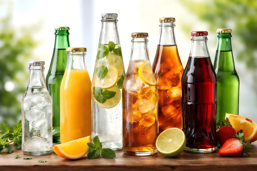 Glass Beverage Bottles