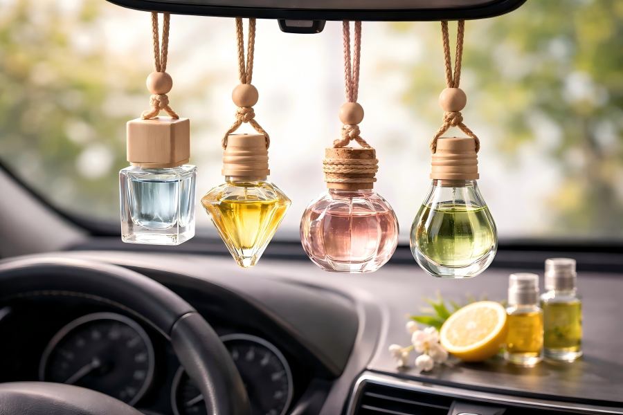 Glass Car Diffuser Bottles