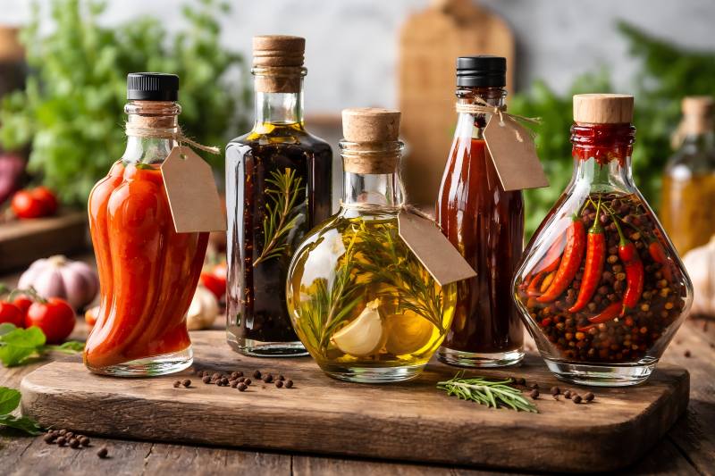 Glass Sauce Bottles-1