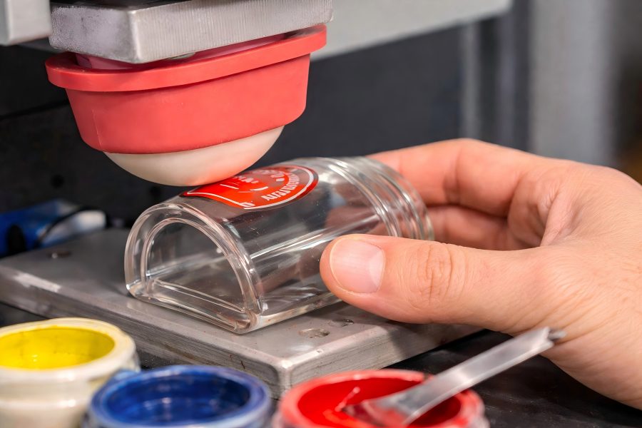 Pad Printing for Glass Bottles
