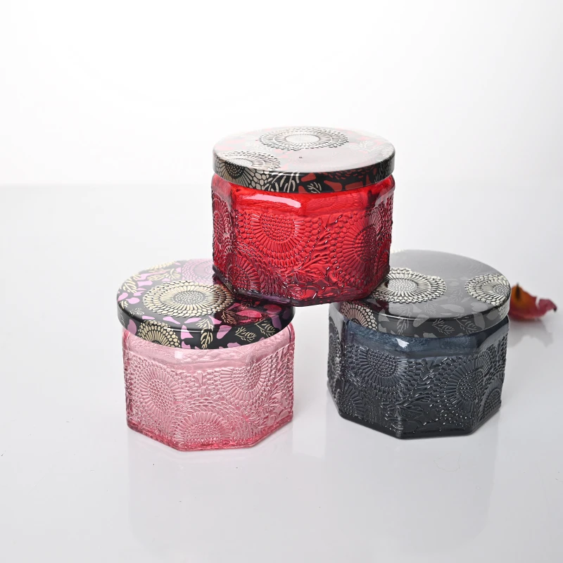 Huajing Glass Candle Jars