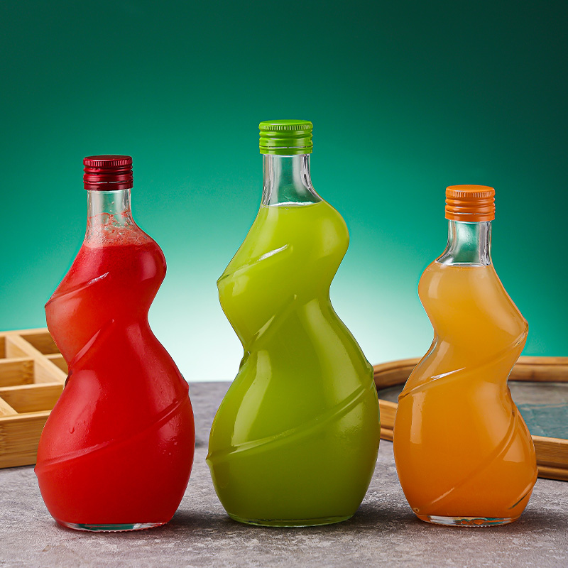 Creative Twisted Glass Fruit Wine Bottle Curvy Woman Shape Plum Wine Bottle with Screw Cap for Beverage Packaging 1 Creative Twisted Glass Fruit Wine Bottle Curvy Woman Shape Plum Wine Bottle with Screw Cap for Beverage Packaging